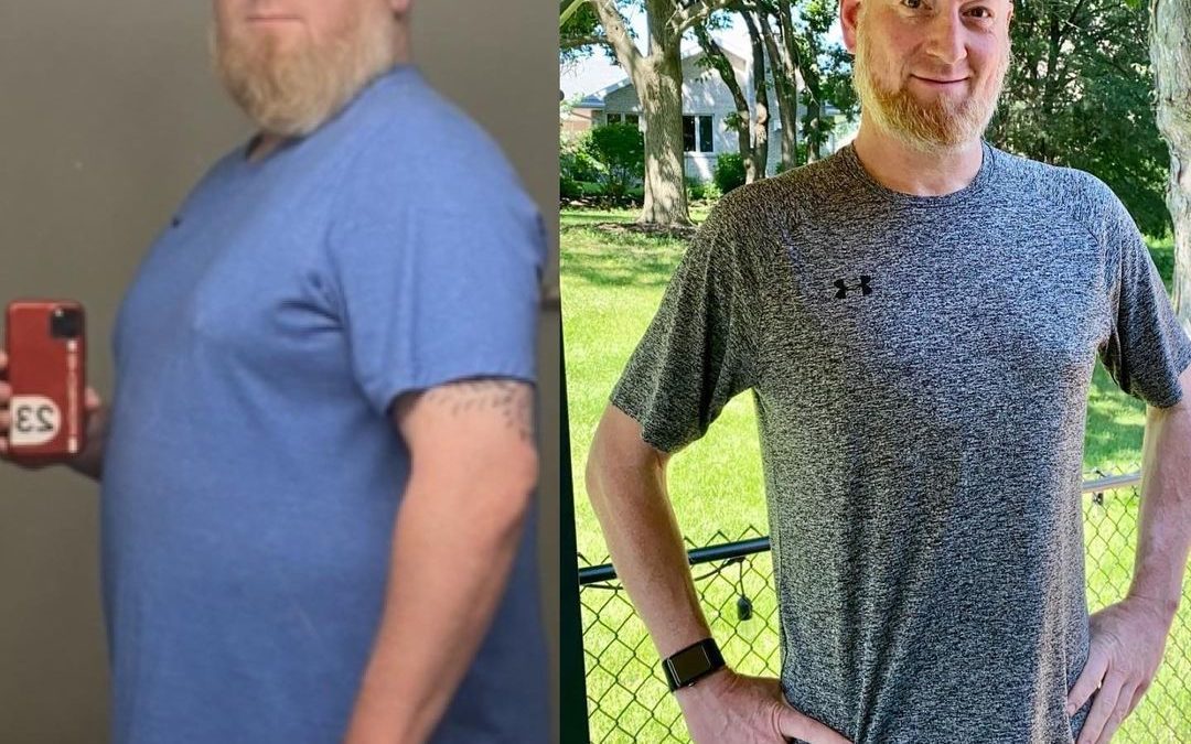 Chris lost 95 pounds and is just getting started on his weight loss and fitness journey!